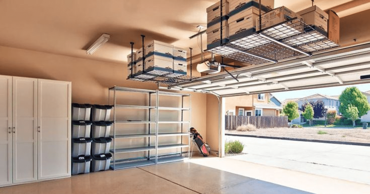 garage overhead storage ideas