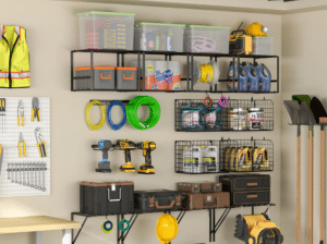 Slatwall Is The Modern Garage Storage Trend